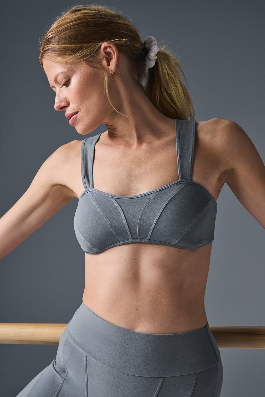 Alosoft Sunray Bra - Steel Grey/Grey | ALO
