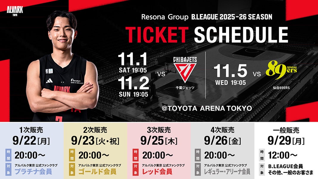 りそなグループ B.LEAGUE 2025-26 B1リーグ戦 第7節 千葉J戦・第8節