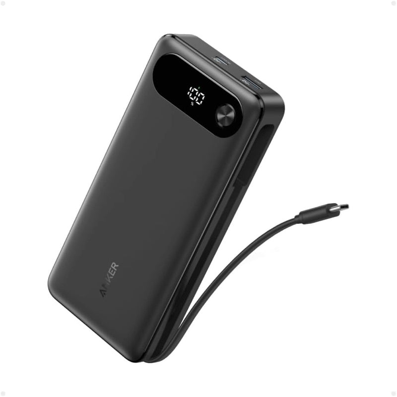 Anker Power Bank (20000mAh, 87W, Built-In USB-C ケーブル