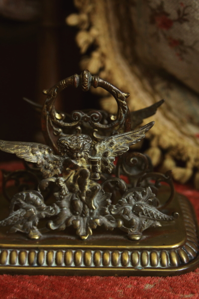 アンティークレタースタンド イギリス 天使 エンジェル 【Antiques