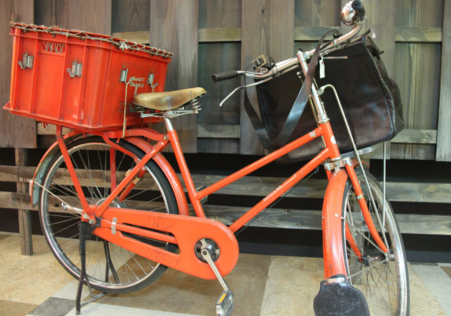 asahi.com （朝日新聞社）：郵便輸送に使われていた自転車 - 特別展