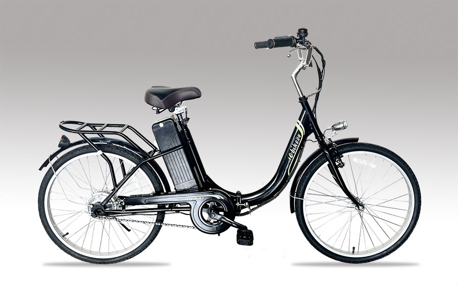 モペット フル電動自転車 折りたたみフルアルミ EVER-BLUE 14インチ