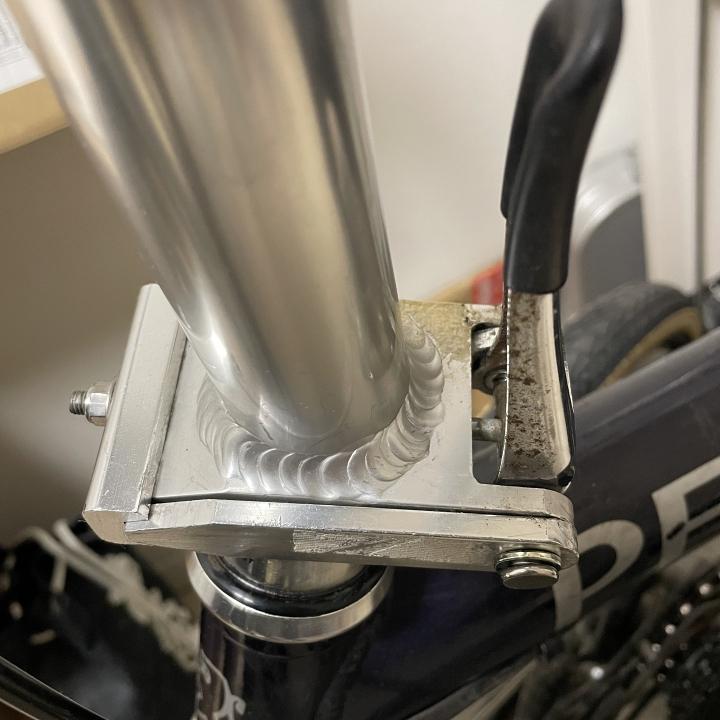 Peugeot Pacific-18 (Birdy) Navy ハンドルステム軸交換 - Column@nak