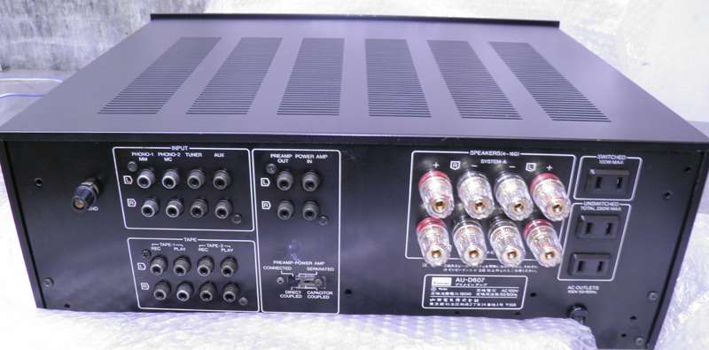 オーディオ修理｜サンスイ Sansui AU-D607 プリメインアンプの修理