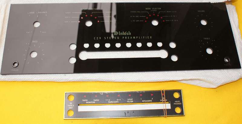 マッキントッシュ McIntosh C29 プリアンプ用ガラスパネル