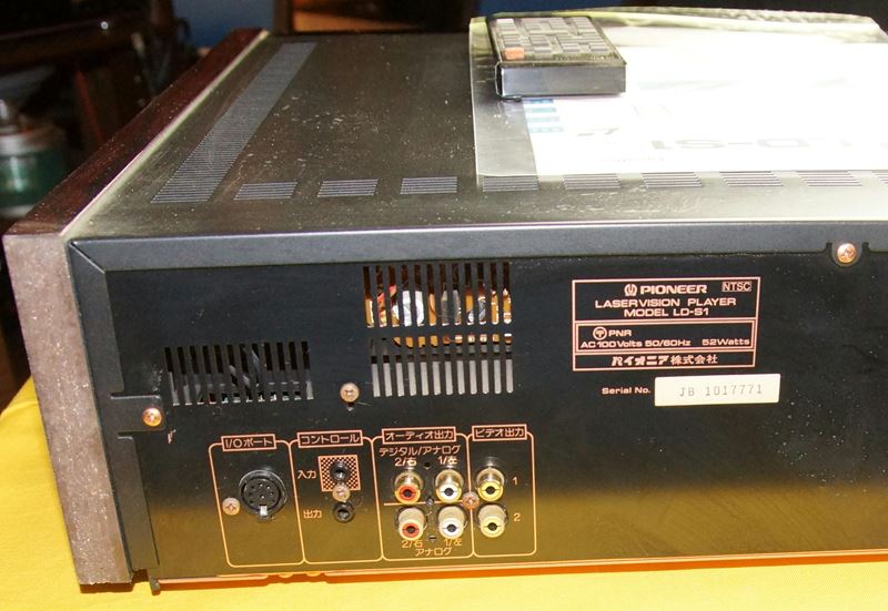 パイオニア Pioneer LD-S1 レーザディスクプレーヤー