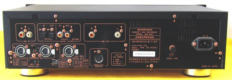 パイオニア Pioneer RPD-500 業務用CDレコーダー