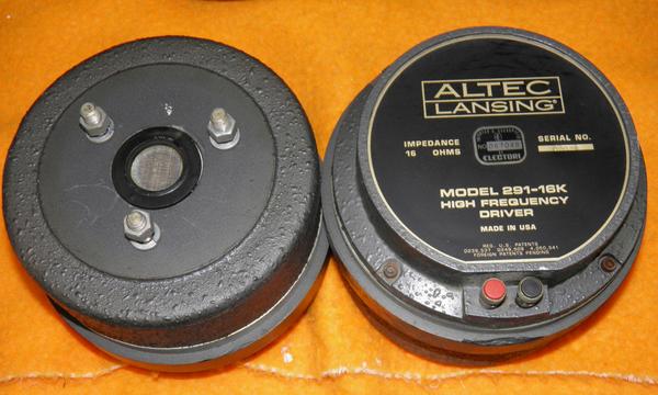 アルテック ALTEC 291-16K 大型ドライバー ペア