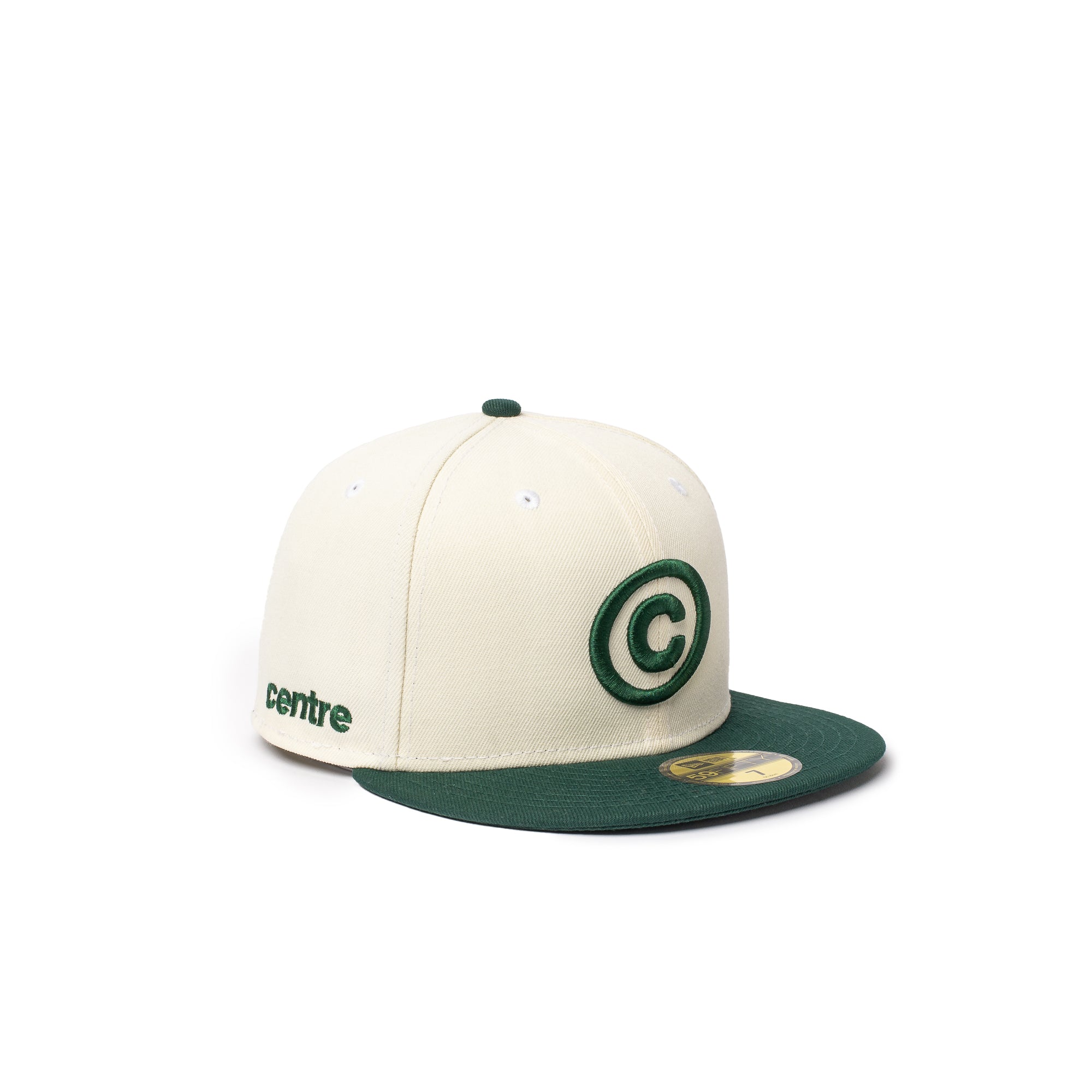 Centre x New Era 59FIFTY Icon Cap - Green (Chrome/Dark Green)