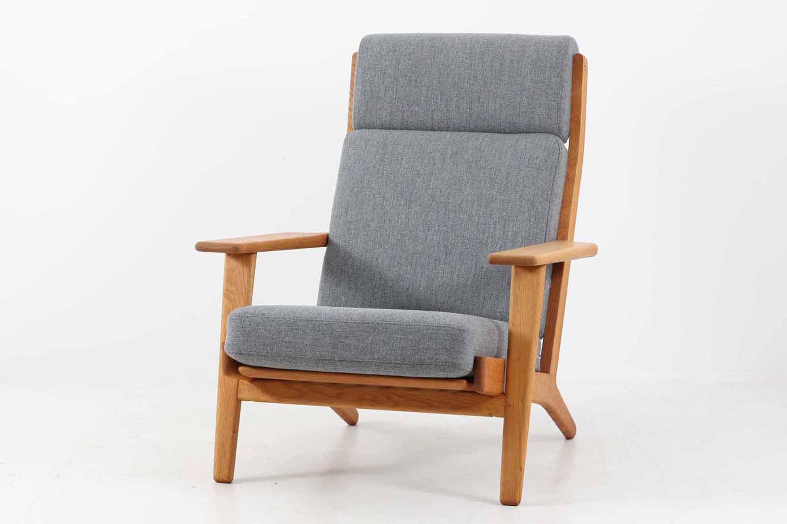 北欧家具ビンテージ GE290A ハイバックソファ オーク材 Hans J.Wegner