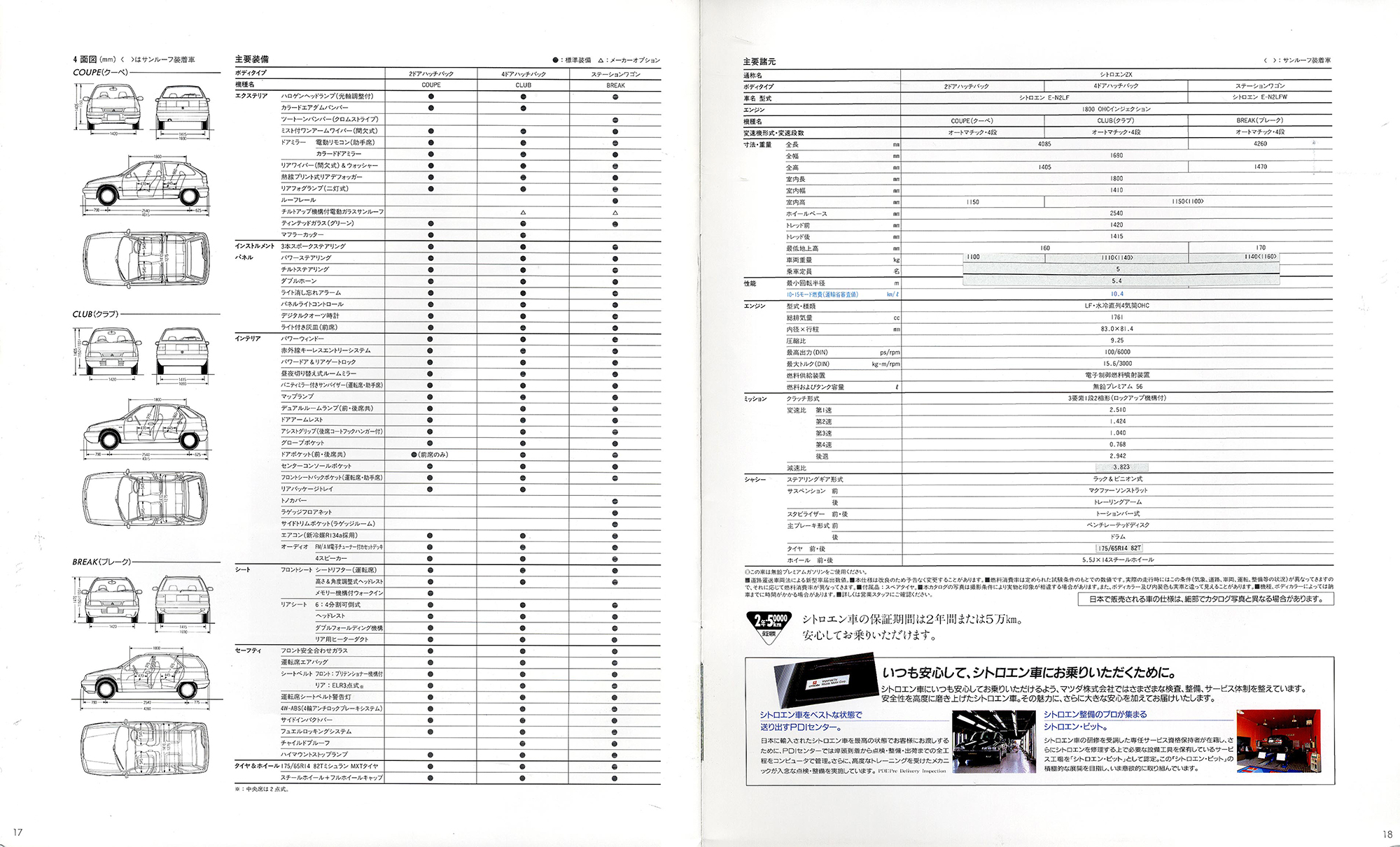 1997 Japanese ZX brochure