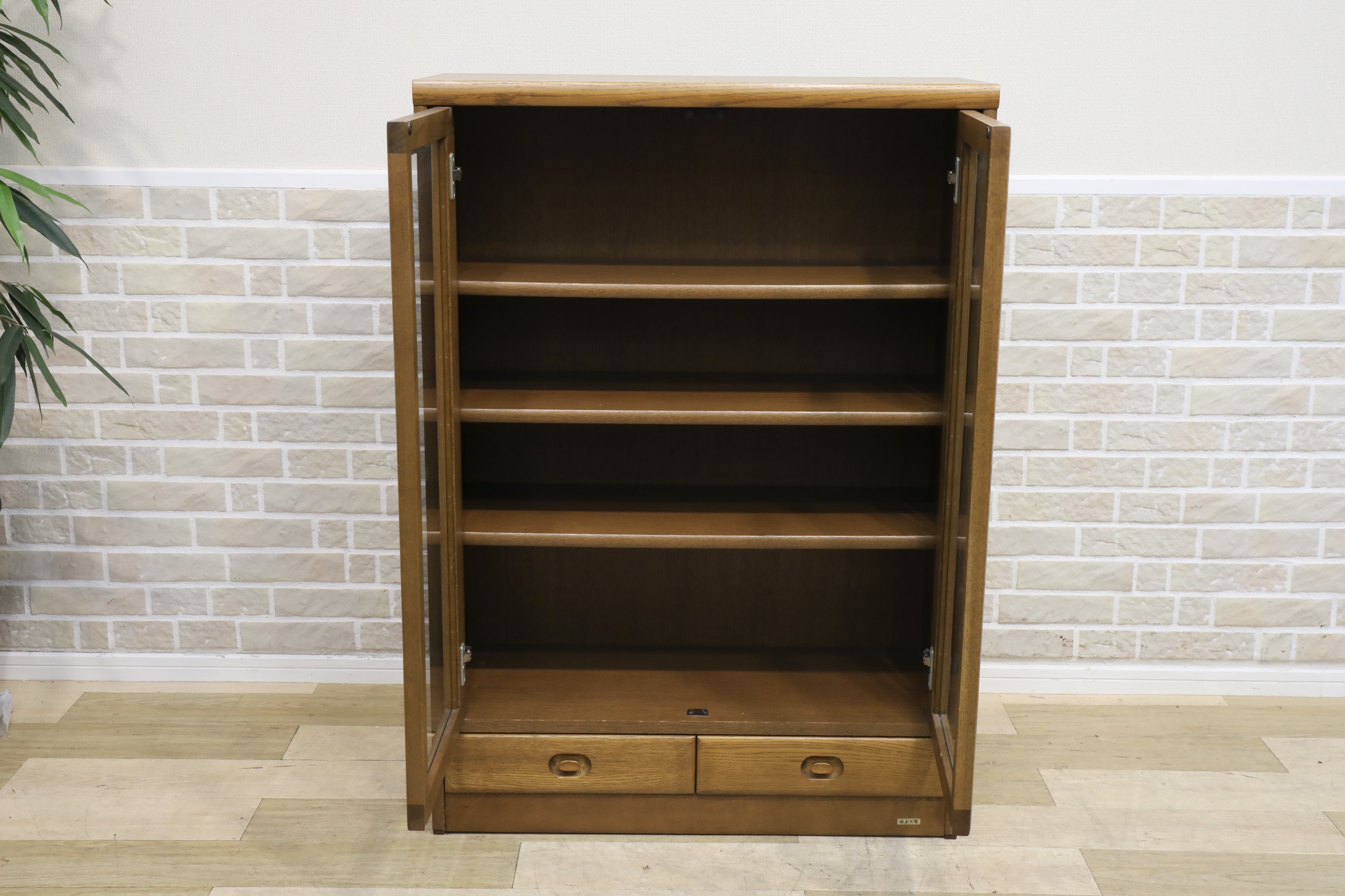 D1149】浜本工芸 本棚 ブックシェルフ キャビネット | サークルワン