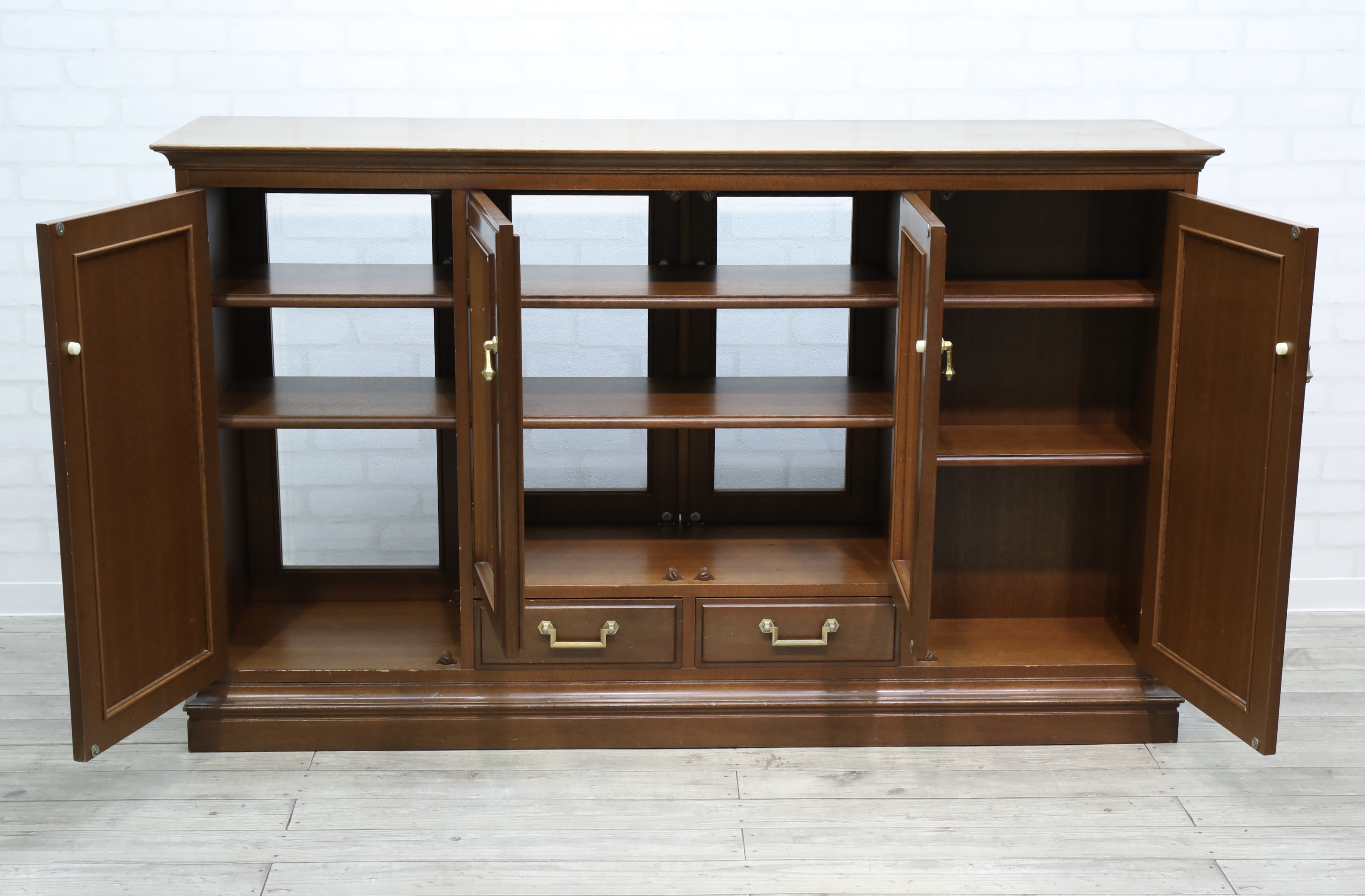 D1201】マルニ 両面サイドボード 地中海シリーズ キャビネット