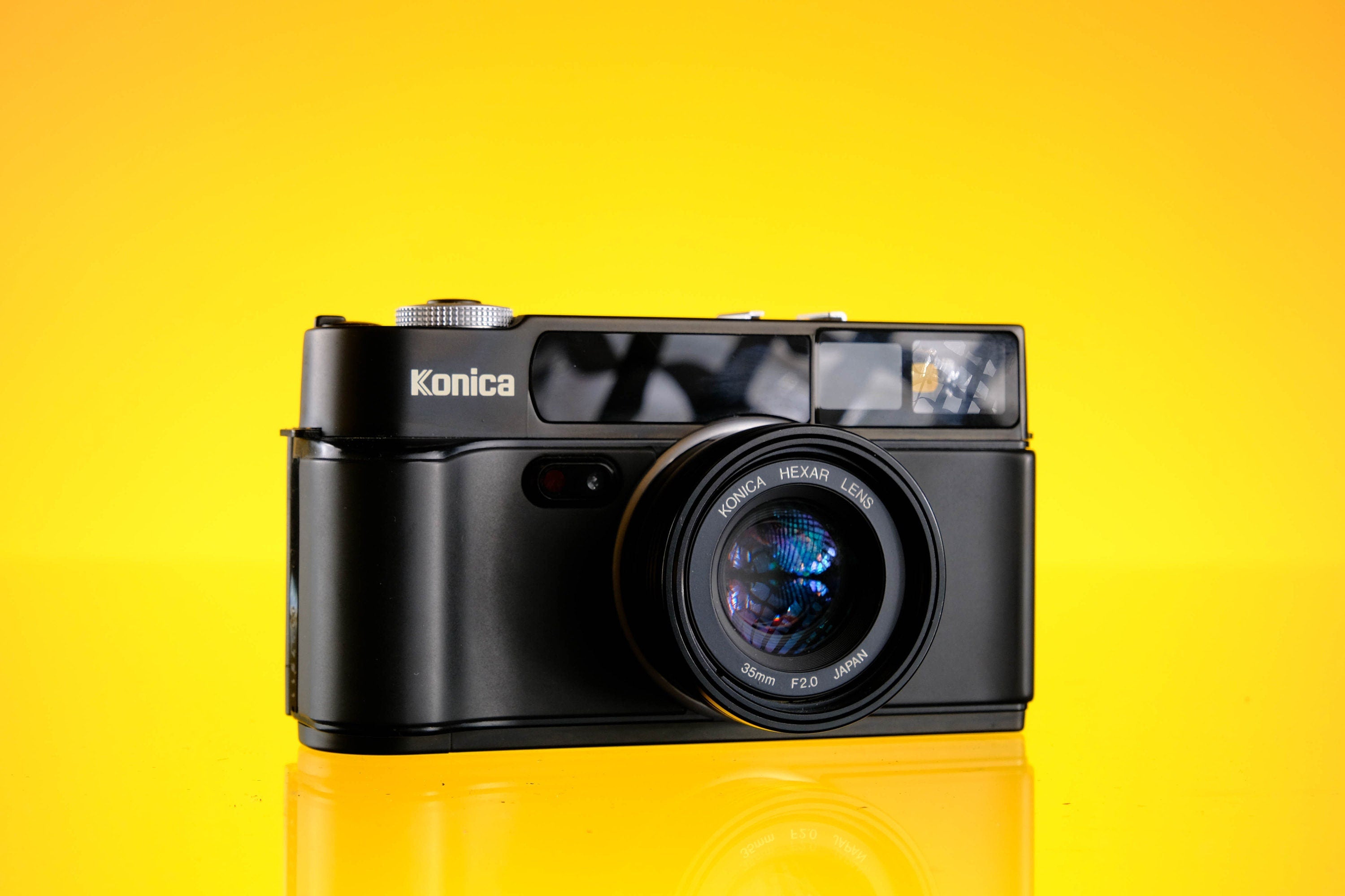 Konica Hexar AF Black 35mm Rangefinder Style Point and Shoot