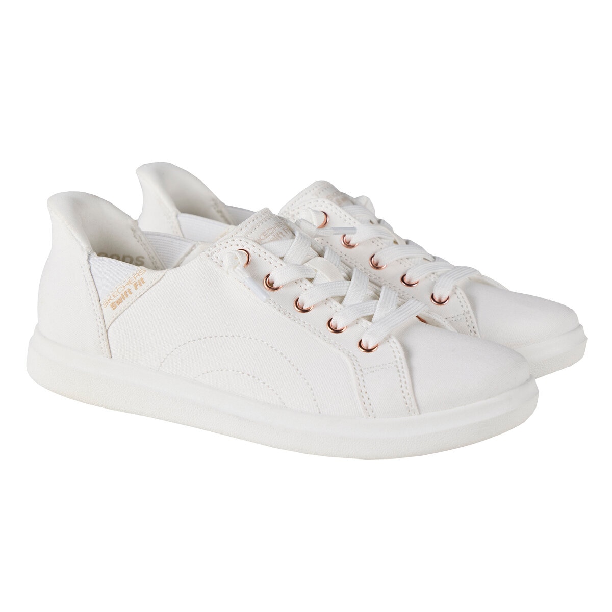 スケッチャーズ ウィメンズ ボブス D ヴァイン ホワイト 23.0cm