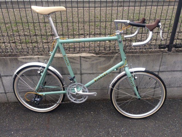 Bianchi ミニベロ チェレステカラー！街乗りにオシャレ Bianchi 小径車