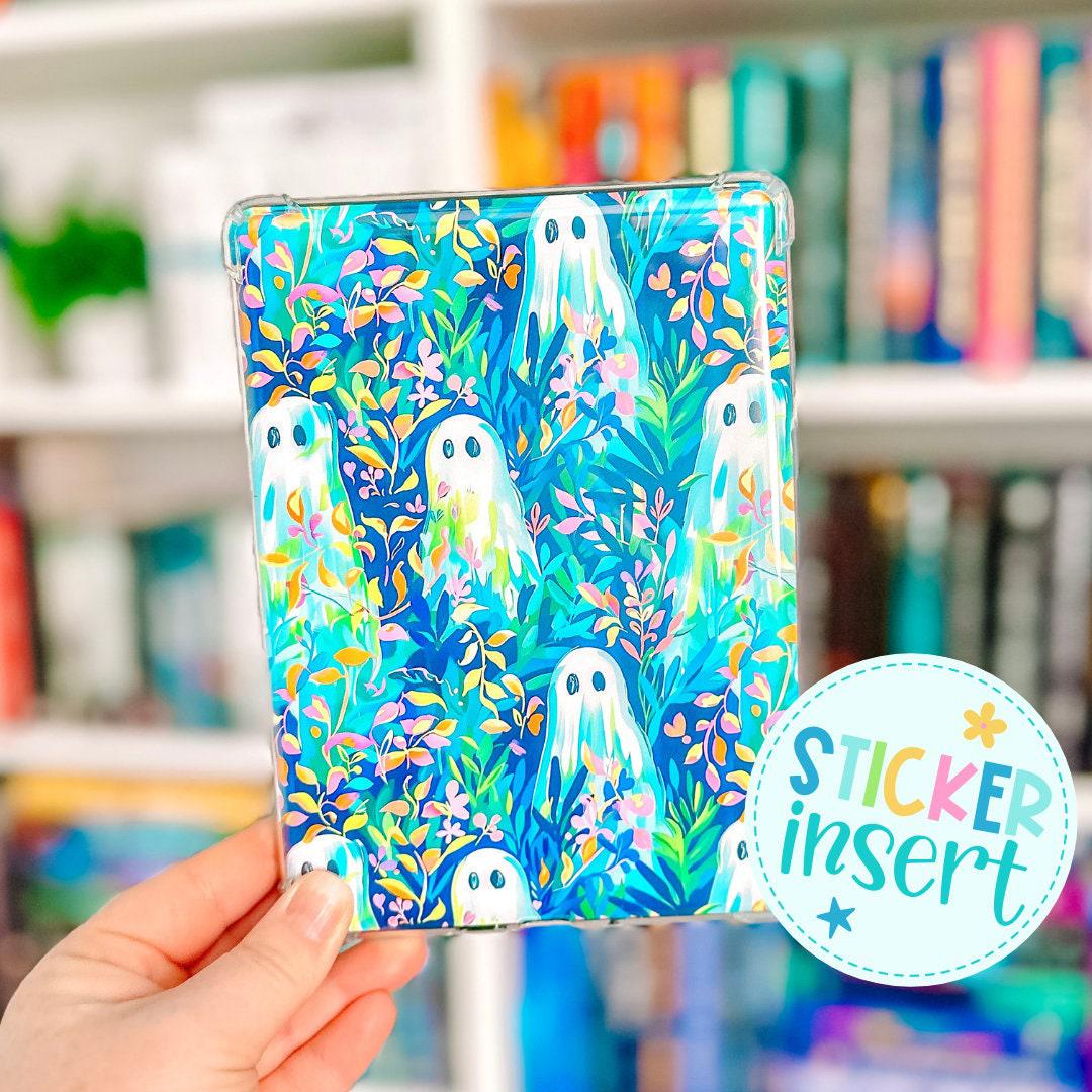 Vinyl Insert for Kindle Case - Preppy Colorful Ghosts – Cricket