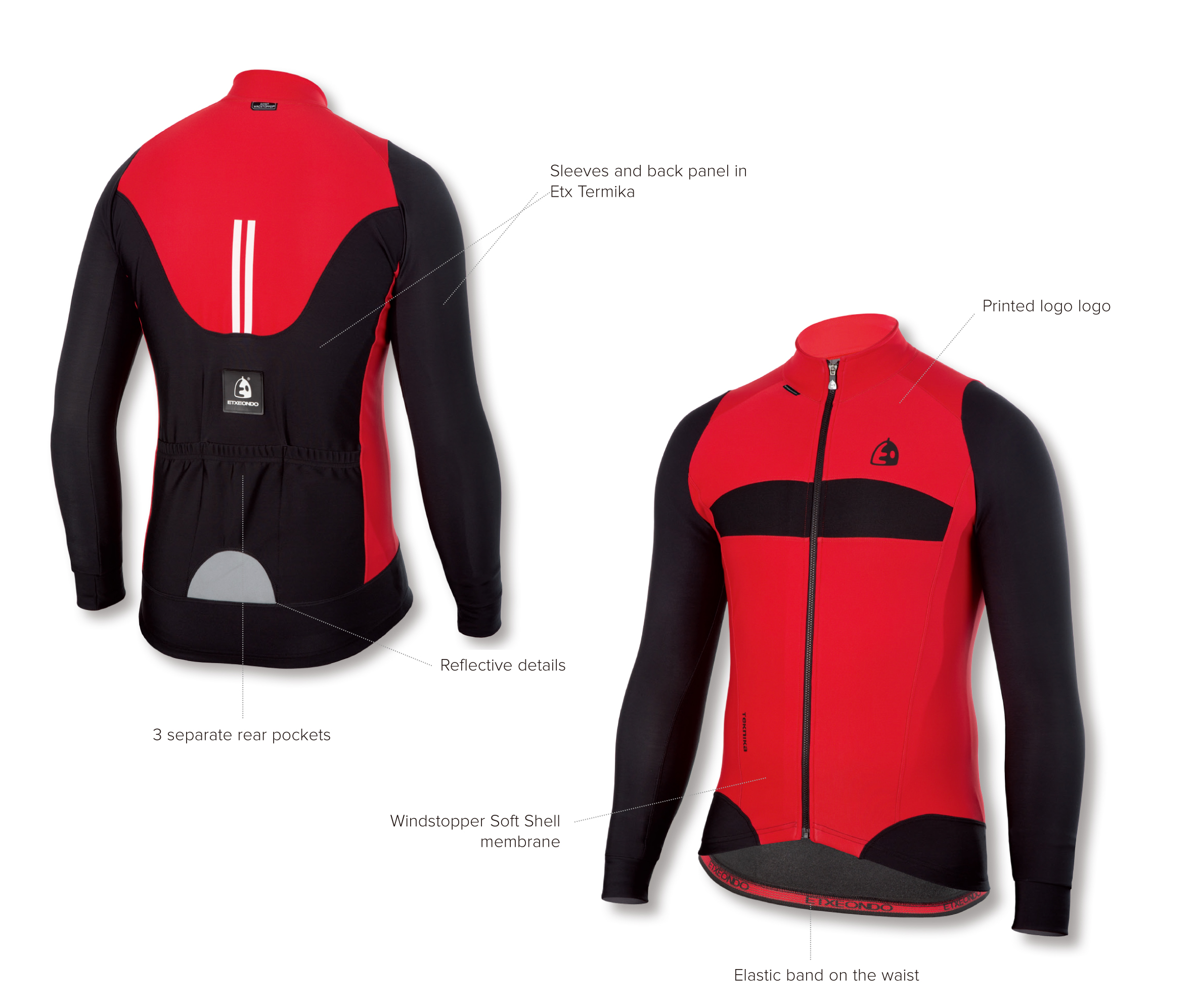 WSジャケット・TEKNIKA BI エチェオンド ETXEONDO 【CYCLE CREATION Inc.】