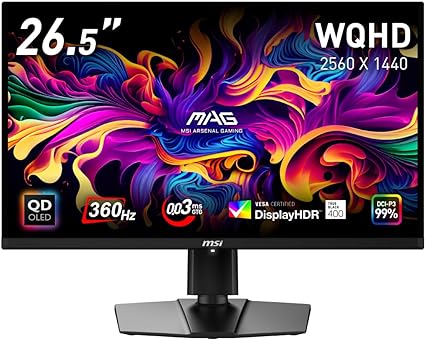 ☆MSI / QD 有機EL ゲーミングモニター MAG 271QPX QD-OLED (26.5