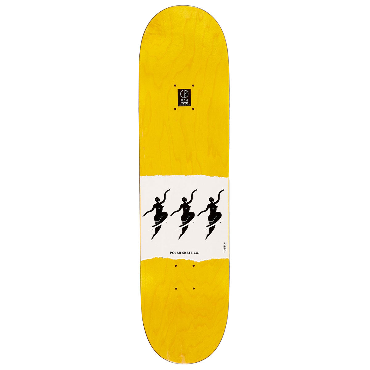 Polar No Complies Skateboard Deck - Red - 8.25