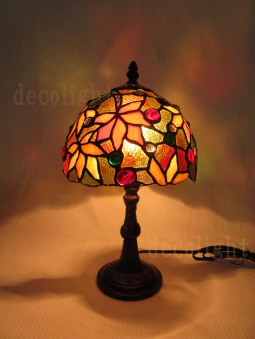 ステンドグラスランプの デコライト (Deco Light) / [ 8278 ] 8インチ