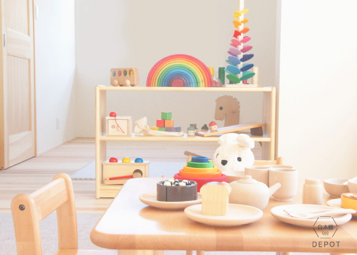 白木棚（小）】ブロック社【送料無料】【ラッピング・代引き不可】 木