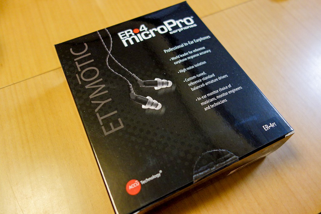 カナル型イヤホン Etymotic Research ER-4PT を購入しました - drk7jp