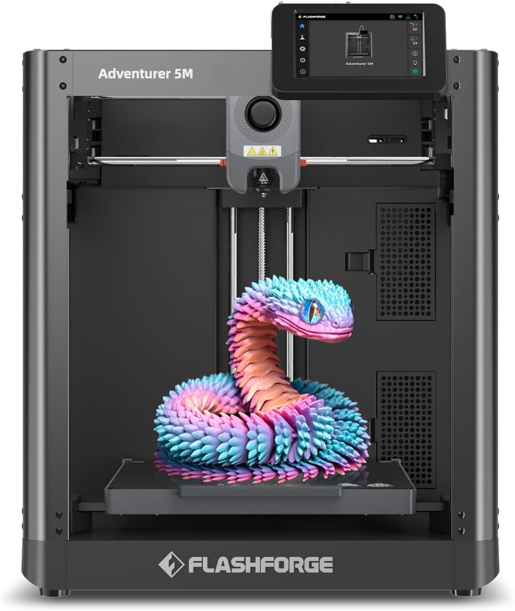 Flashforge Adventurer 5M 3D Printer with Fully Auto Leveling, Max