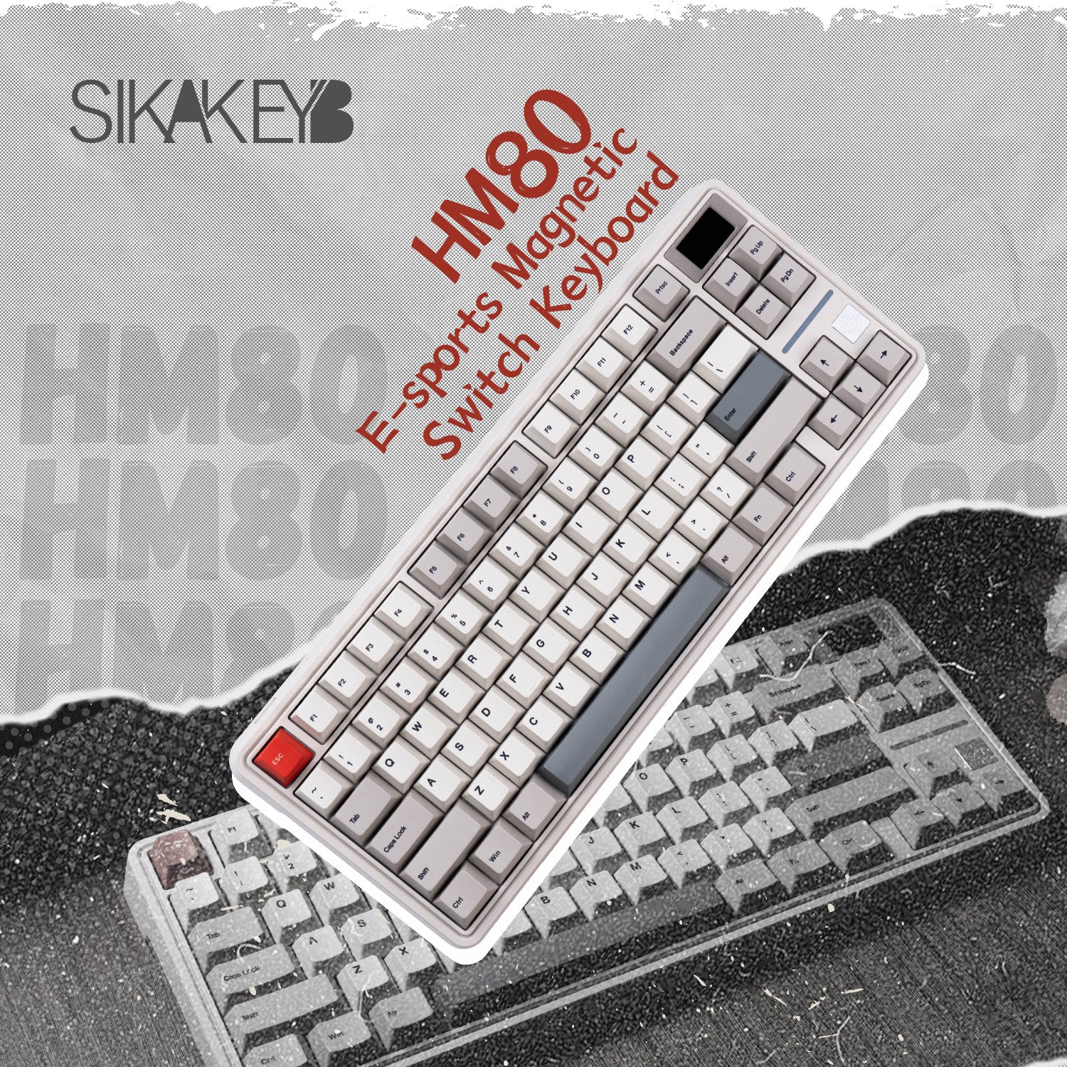 Sikakeyb Castle HM80 82 Key 80% Magnetic Keyboard – FineMax Gears