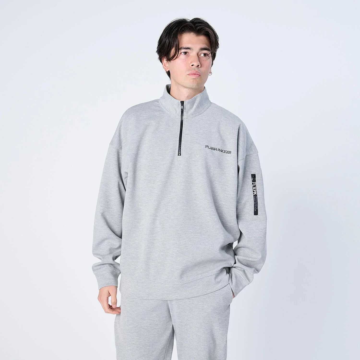 XP-AIR HALFZIP（エアテンション® ダンボールニット ジップパーカー