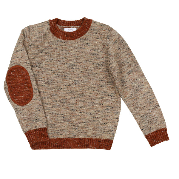 Elbow Patch Burnt Orange Sweater by Motu – Flying Colors