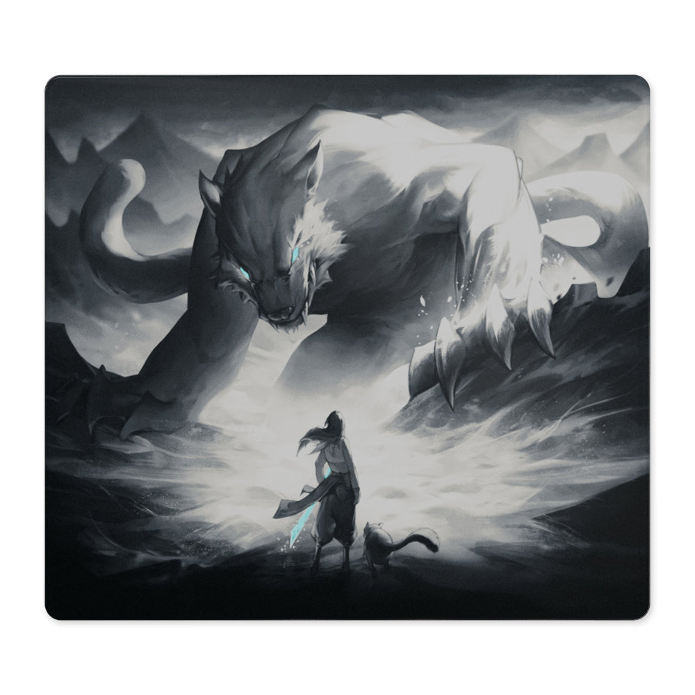 Tekkusai The Beast Glass Mousepad 500x450mm｜ふもコレ(Fumo Collection)