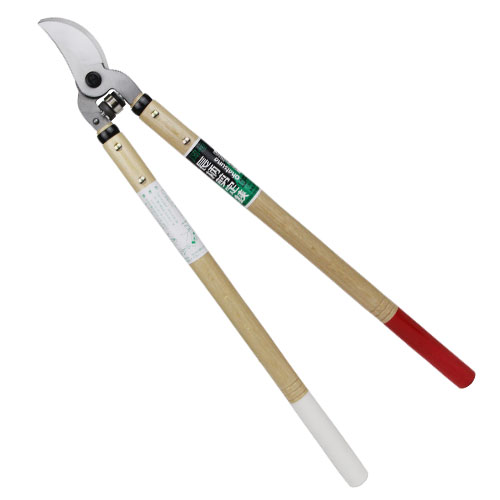 岡恒・長柄剪定鋏（ラッパー）・NO.220－園芸道具・刈込鋏・木柄