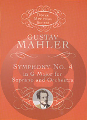 マーラー／交響曲 第4番【ドーヴァー出版】《輸入オーケストラスコア