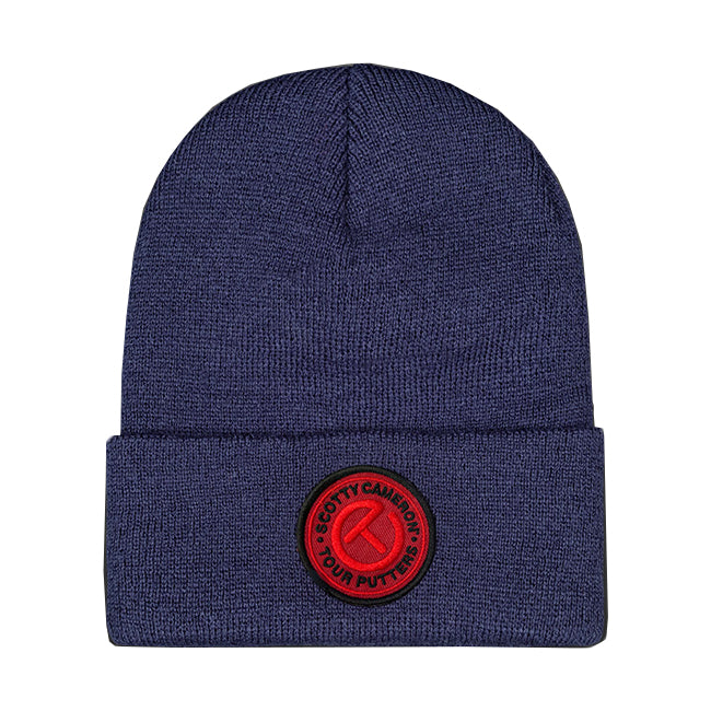 スコッティキャメロン レッド サークル T パッチ ニットキャップ