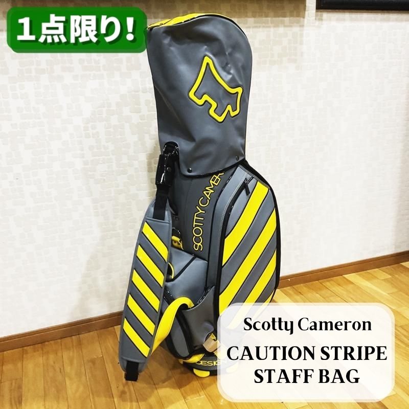Scotty Cameron】CAUTION STRIPE STAFF BAG スコッティキャメロン
