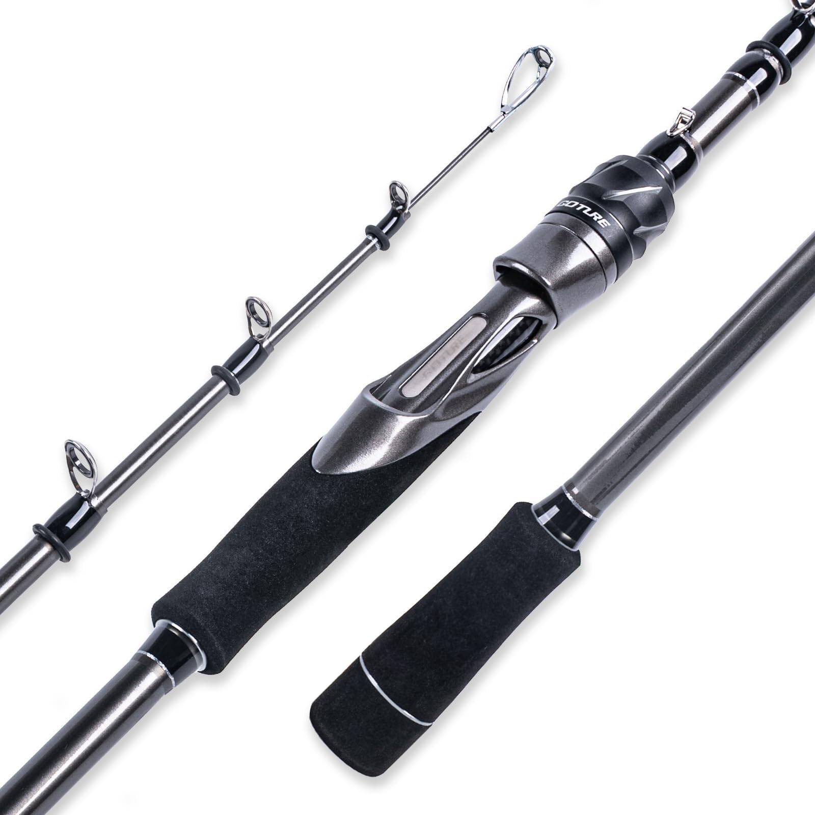 Goture コンパクトロッド 初心者・子供用 仕舞:43cm 超軽量 振出竿