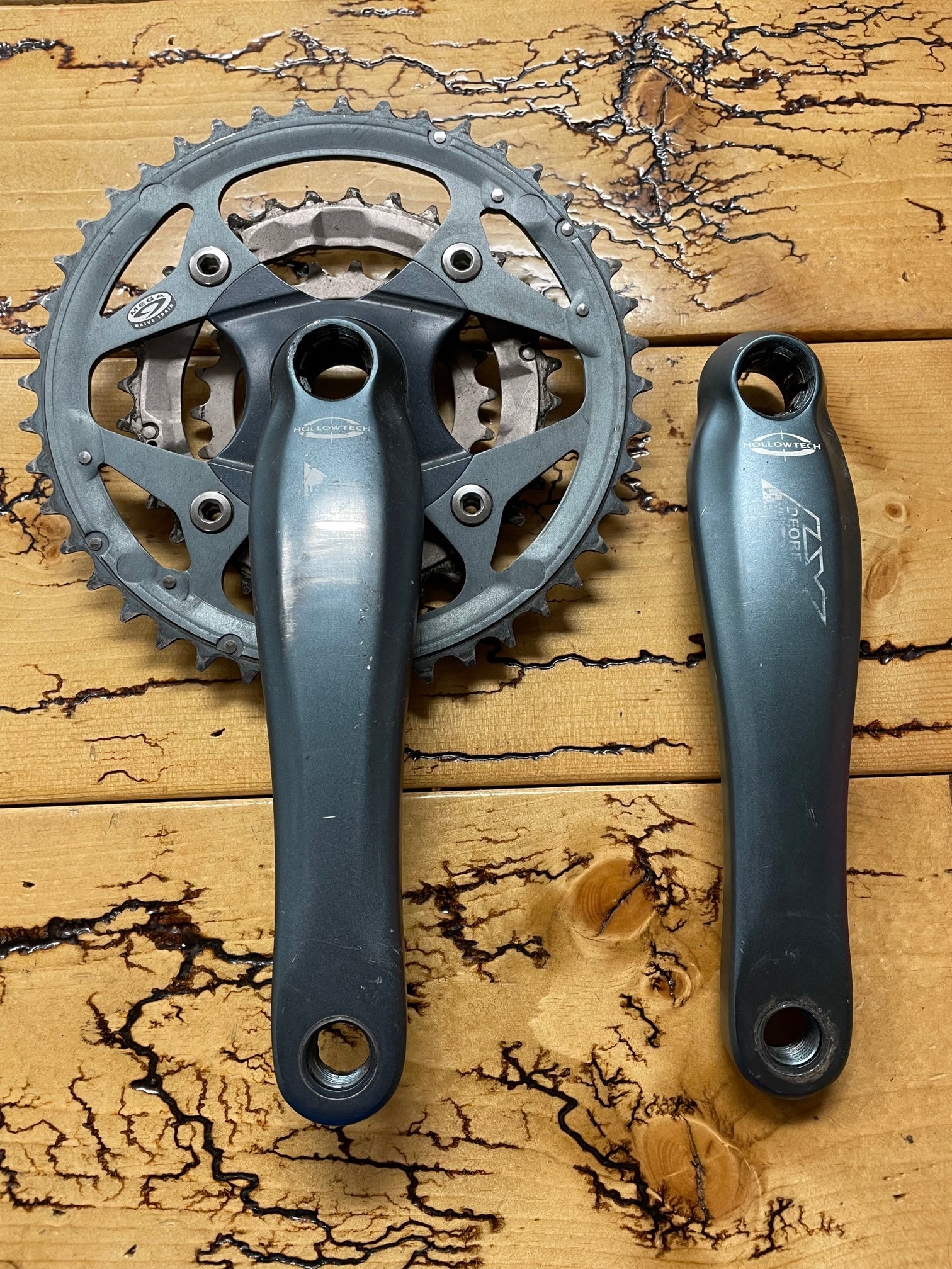 Shimano Deore LX FC-M572 44/32/22 175mm Crankset – Gringineer Cycles