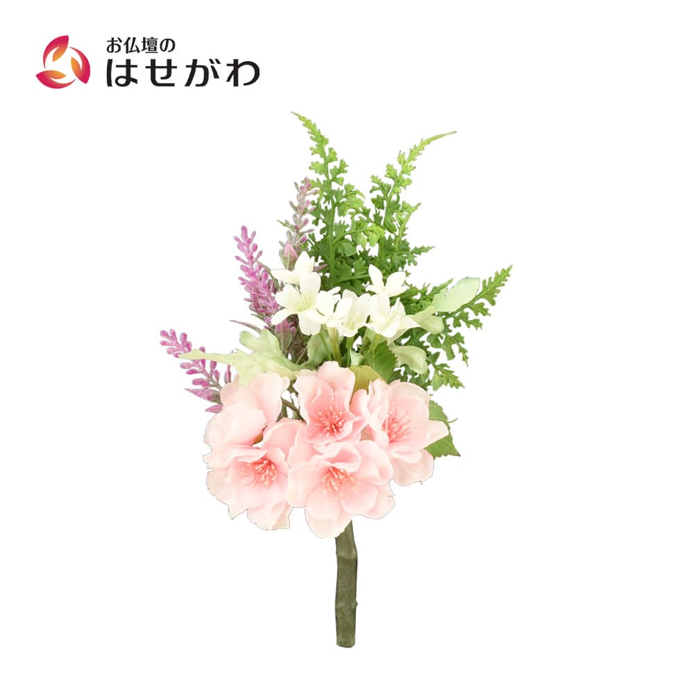 フラワーブーケ まりか桜 ライトピンク | お仏壇のはせがわ公式通販