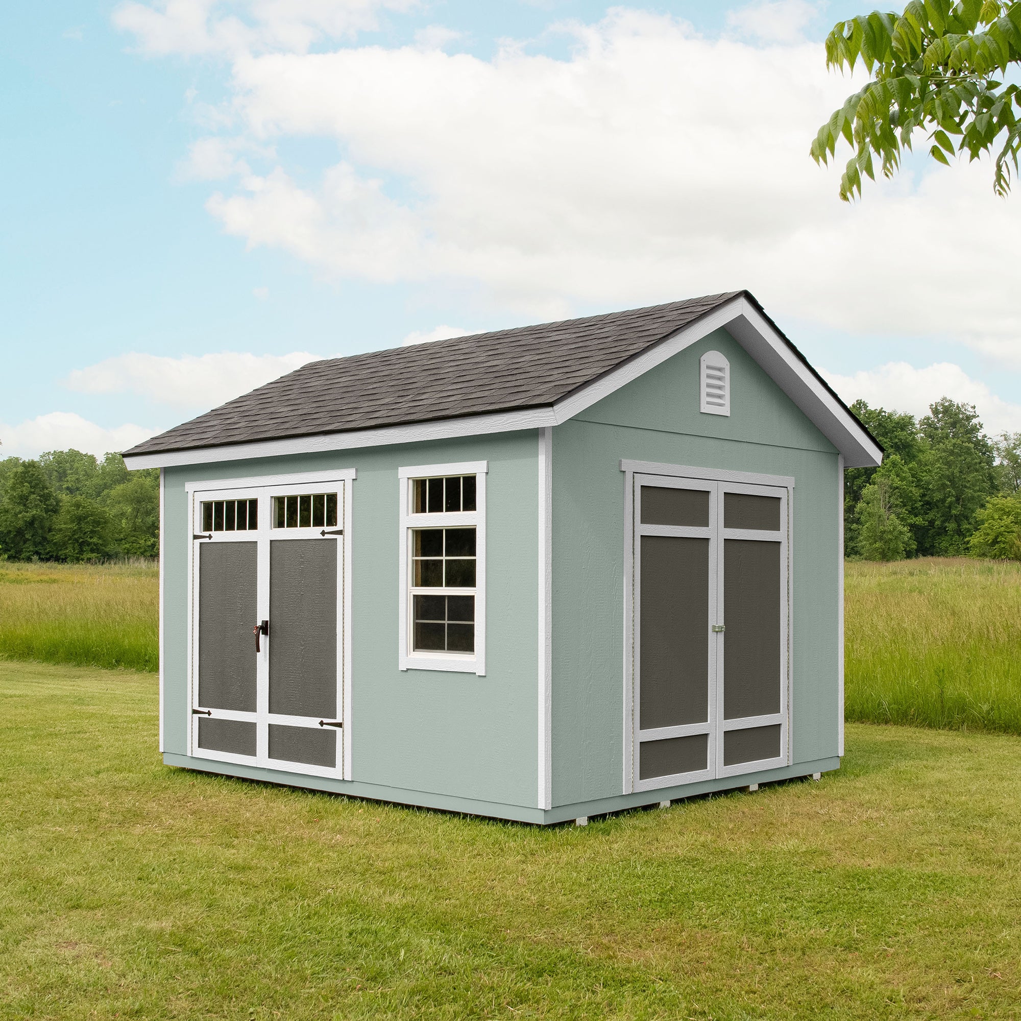 Huron Plus Shed with Quick Access Storage System | Heartland