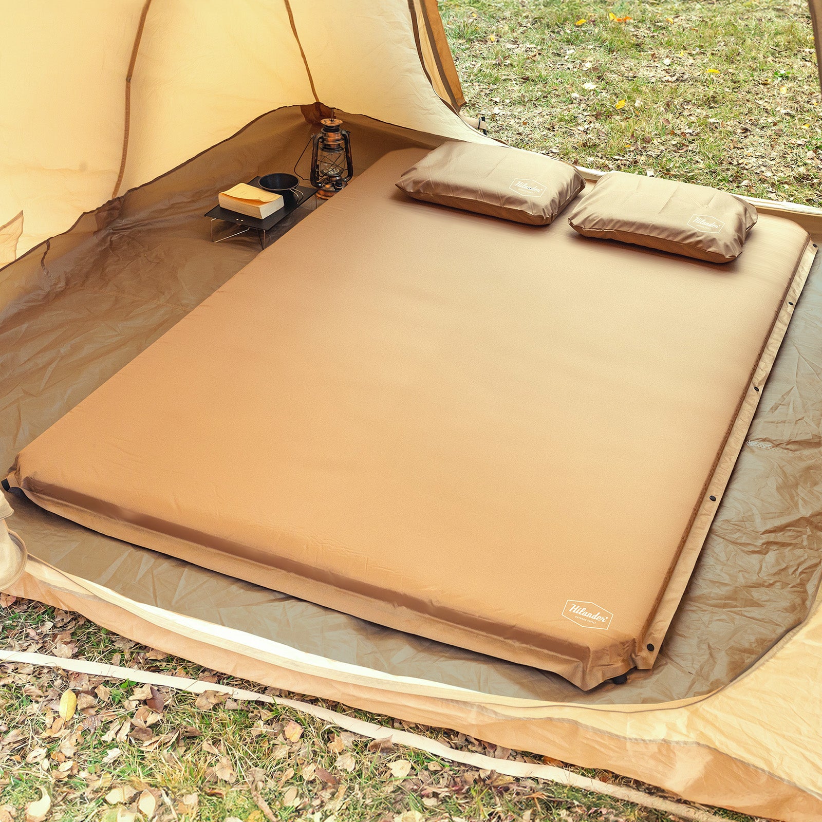 8月上旬配送予定8cm インフレーターマットDX ダブル 枕セット