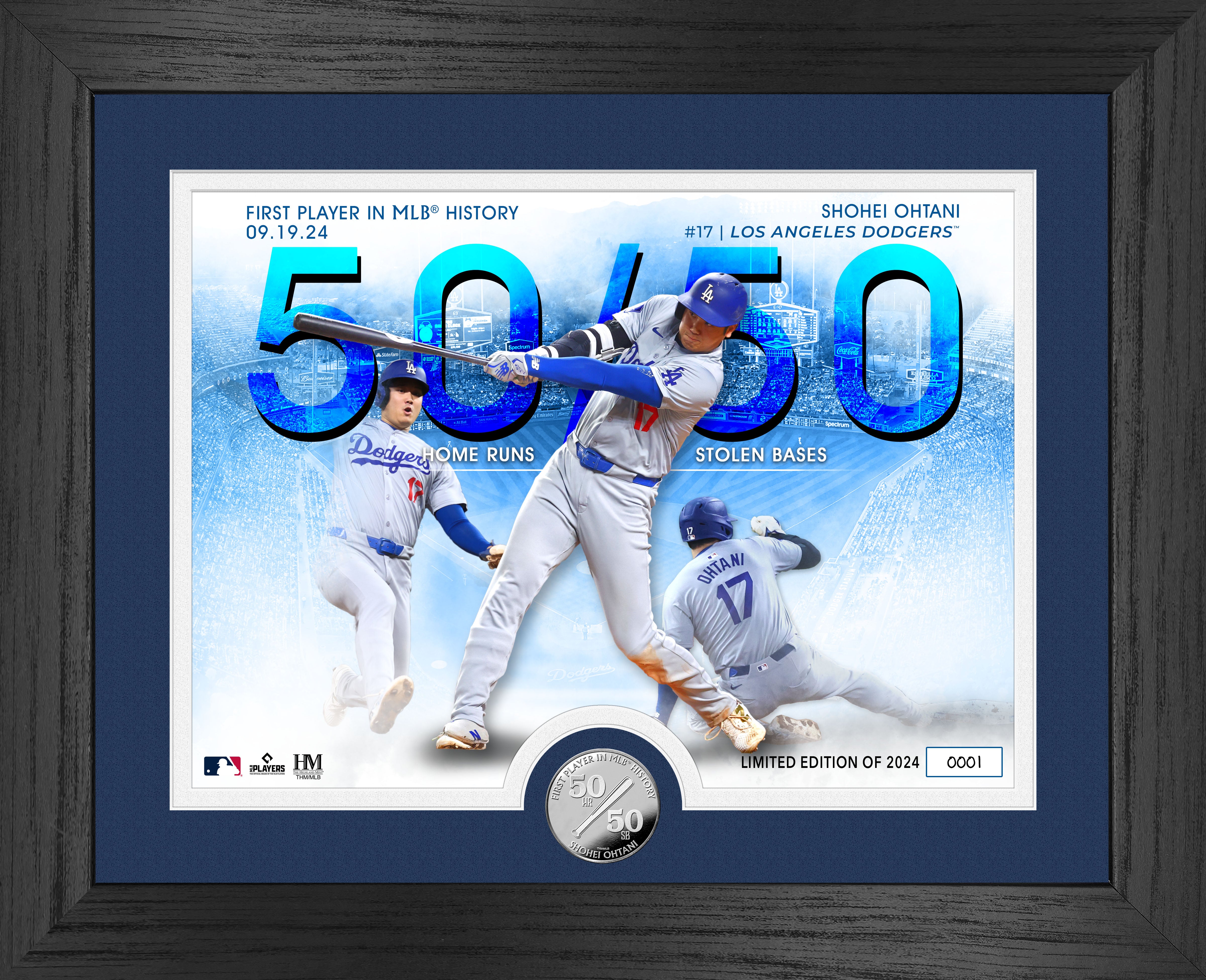 Shohei Ohtani 54HR フォトミント 限定版 大谷翔平 2024 50/50達成記念