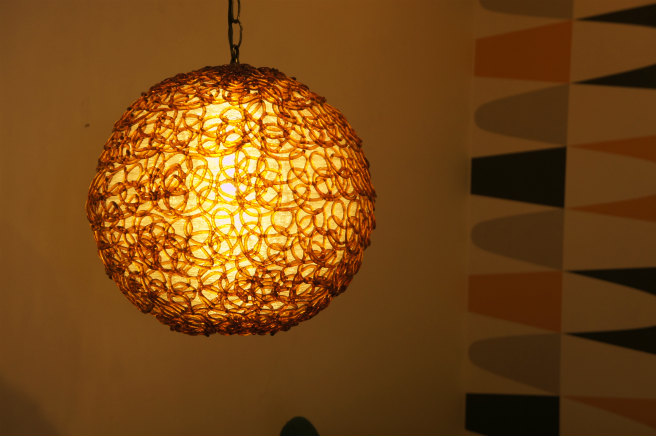 HOMEWARD [ホームワード] / ヴィンテージ スパゲッティランプ (ブラウン)