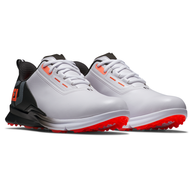 Footjoy Fuel Mens Golf Shoes White Black Coral - House of Golf