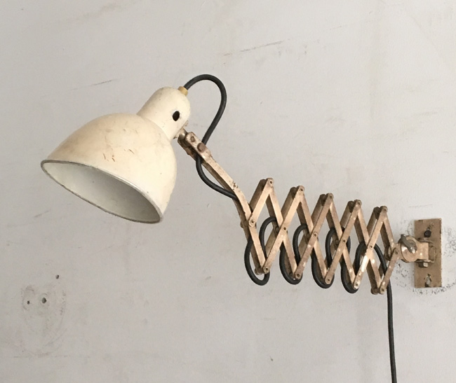 フランスヴィンテージシザーランプ(WB) ( L - ind16)<Font Color