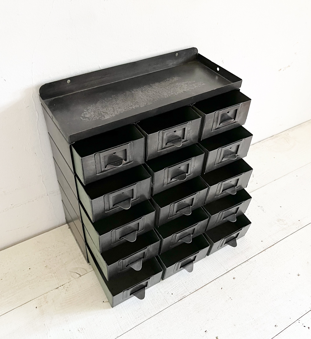 フランスアンティークアイアン15ドロワーボックス(ch024-018)<span