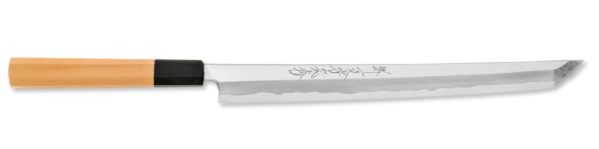 堺一文字光秀 白一鋼 紋鍛錬 先丸蛸引包丁