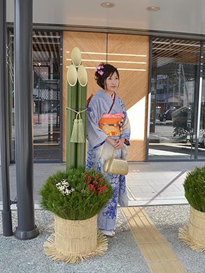 ハイブリッド門松 180cm 1対（2本セット）