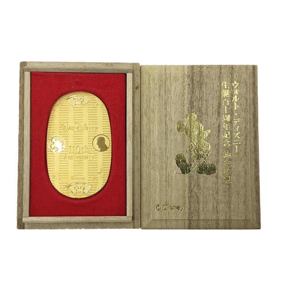ウォルトディズニー生誕 110周年 小判を鹿沼市にお住いの女性の方から
