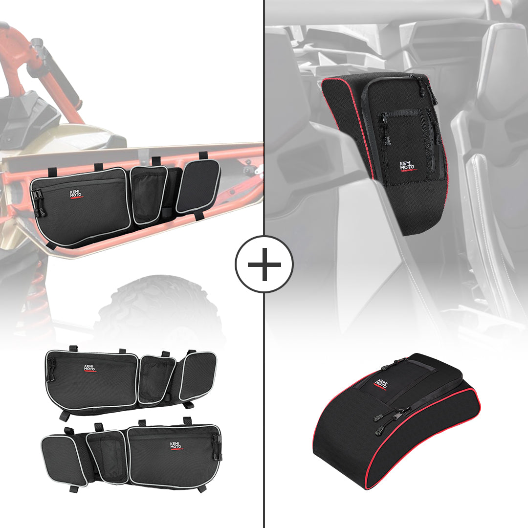 Can-am X3 Door Bags Console Bag Kits – Kemimoto